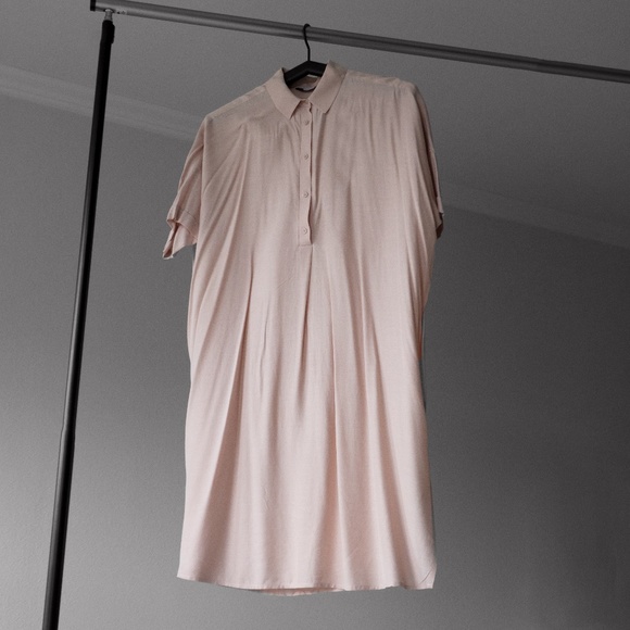 Short Sleeve Shirt Dress - Picture 3 of 9